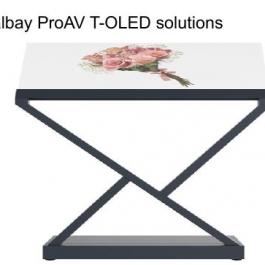 Royalbay ProAV 30 inch transparent OLED display touch screen kiosk